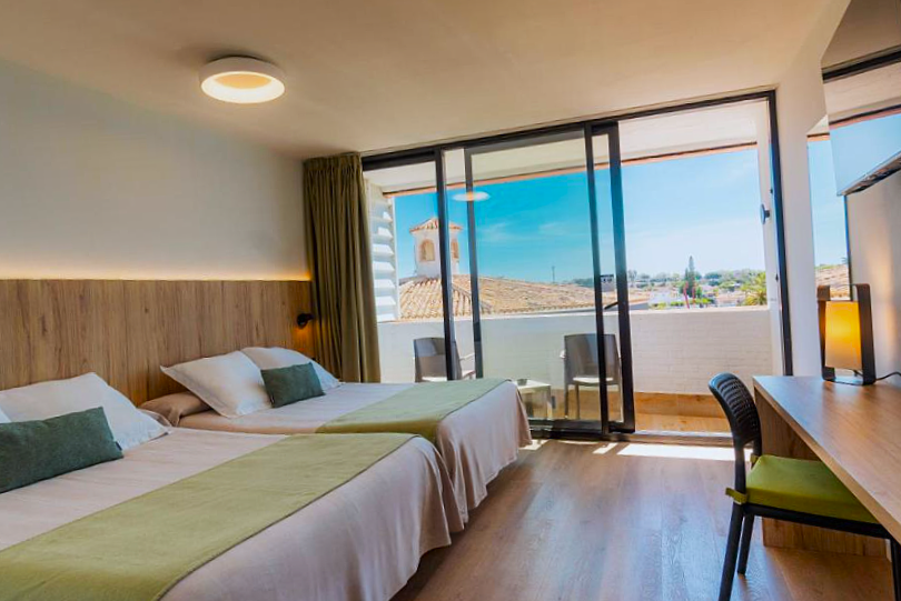 Vista desde las habitaciones de Ohtels Carabela