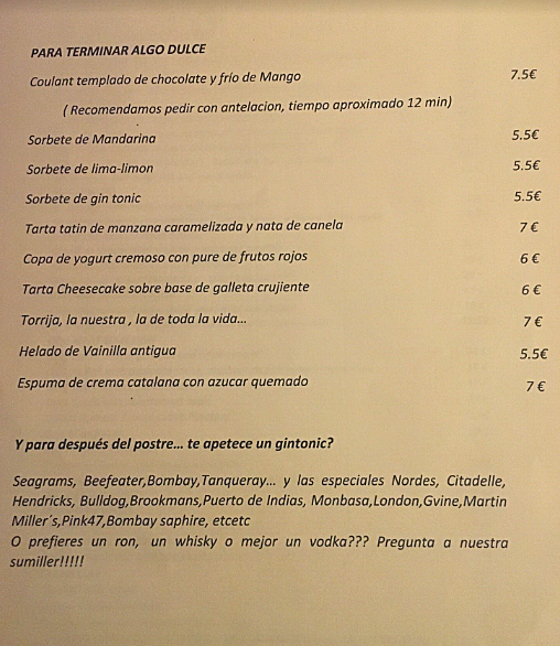 bodega de los secretos carta