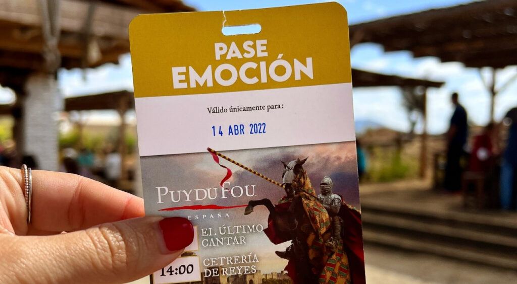 Puy du fou pase emocion
