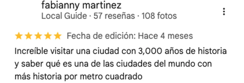 Reseña de cinco estrellas de Mdina en Google: una ciudad con 3.000 años y de las que más historia tienen por metro cuadrado