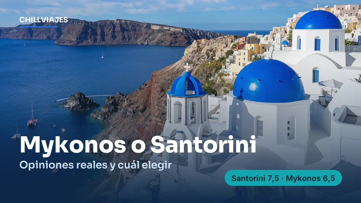 Mykonos o Santorini: opiniones reales y cuál elegir (2026)